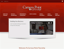 Tablet Screenshot of carneyspointnj.gov